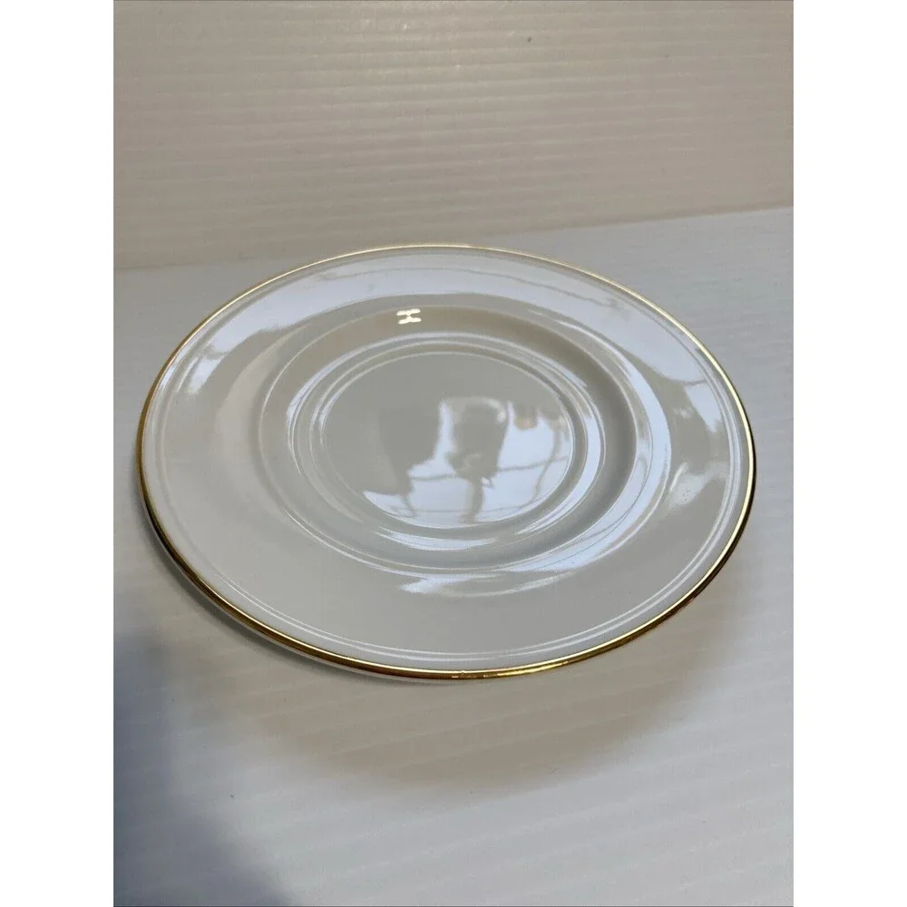 POTTERY BARN Gold Rim Saucer Plate IDG Japan 6 inch Diameter